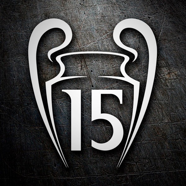 Car & Motorbike Stickers: Real Madrid 15 Champions League