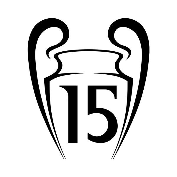 Car & Motorbike Stickers: Real Madrid 15 Champions League