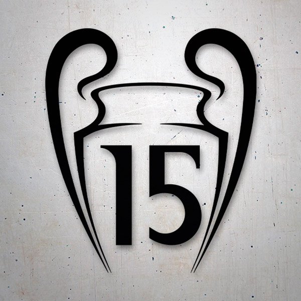 Car & Motorbike Stickers: Real Madrid 15 Champions League