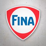 Car & Motorbike Stickers: Fina Oil 3