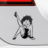 Car & Motorbike Stickers Betty Boop