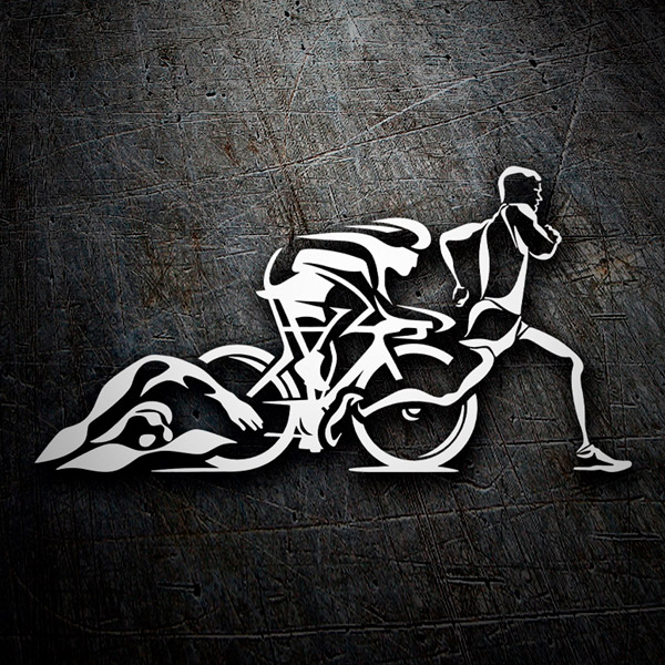 Car & Motorbike Stickers: Triathlon-Ironman