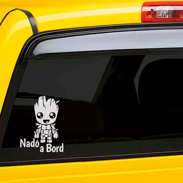 Car & Motorbike Stickers: Groot on board - Catalan