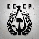 Car & Motorbike Stickers: CCCP Russia 2