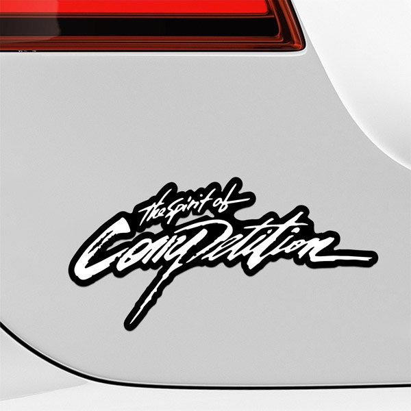 Car & Motorbike Stickers: The Spirit of Competition Sticker