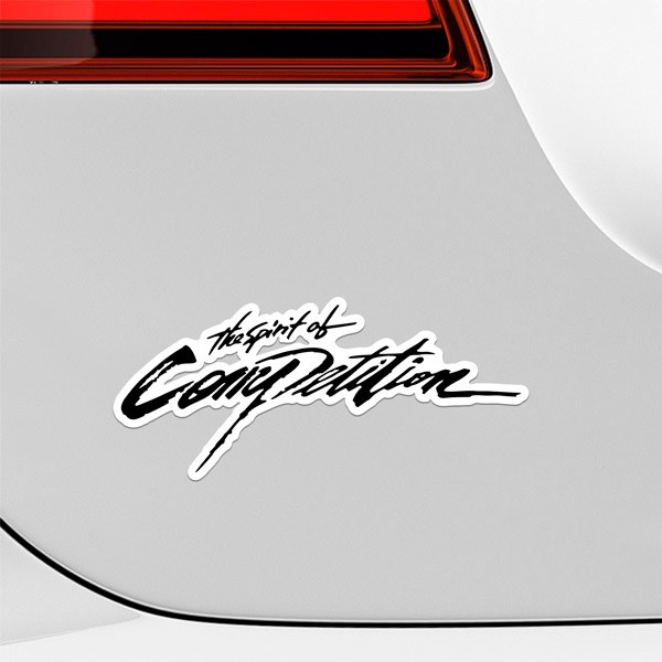 Car & Motorbike Stickers: The Spirit of Competition 2