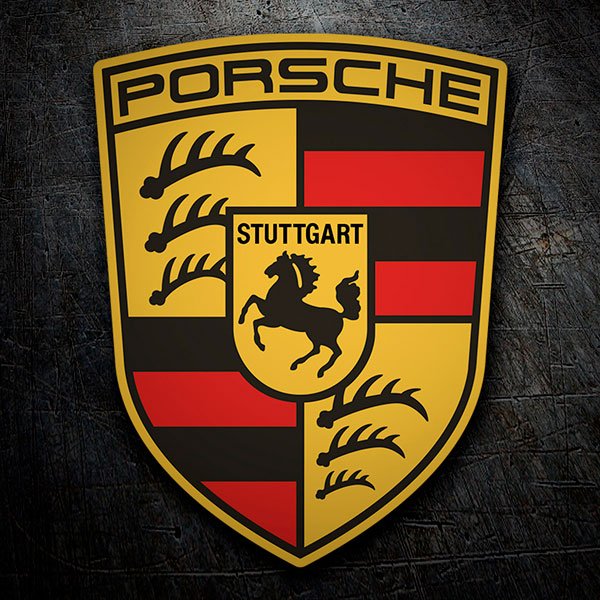 Car & Motorbike Stickers: Logo Porsche