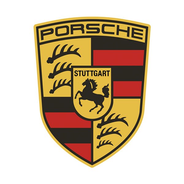 Car & Motorbike Stickers: Logo Porsche