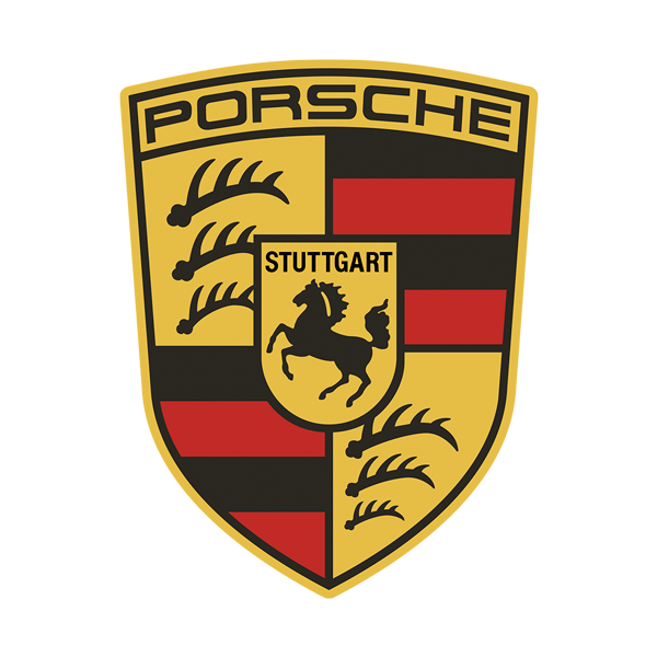 Car & Motorbike Stickers: Logo Porsche