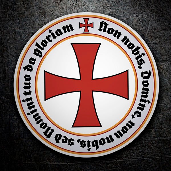Car & Motorbike Stickers: Templar Cross
