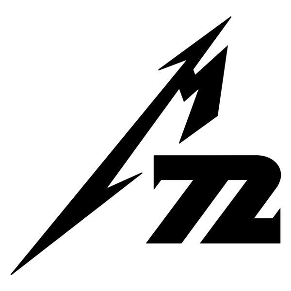 Car & Motorbike Stickers: Metallica 72