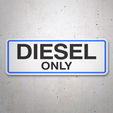 Camper van decals: Diesel Only 3