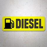 Camper van decals: Yellow Diesel 3