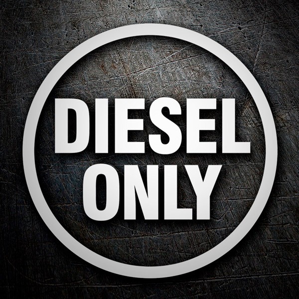 Camper van decals: Diesel Only 2