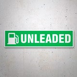 Camper van decals: Green Unleaded 3