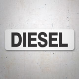 Camper van decals: White Diesel 3