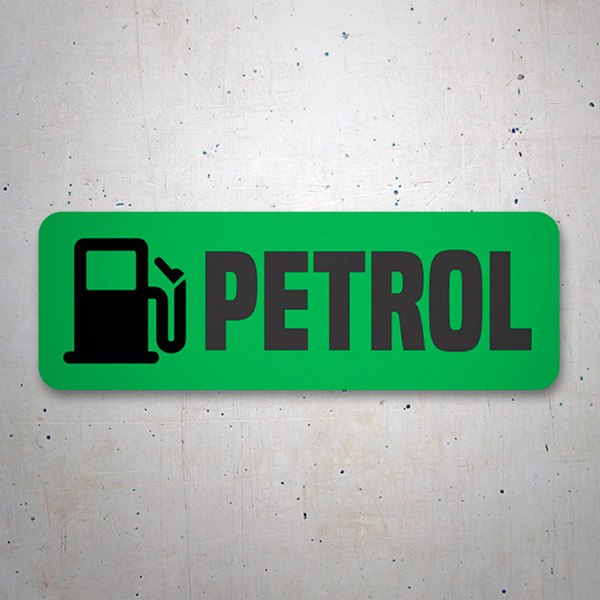 Camper van decals: Green Petrol