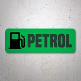 Camper van decals: Green Petrol 3