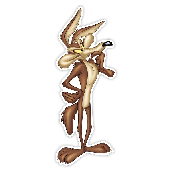 Car & Motorbike Stickers: Cartoon Coyote Sticker