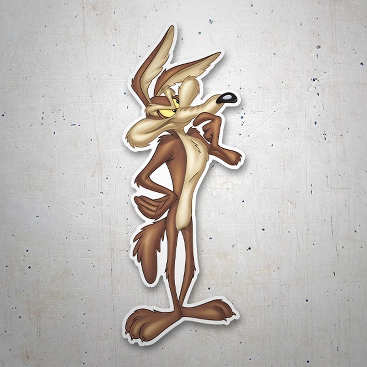 Car & Motorbike Stickers: Cartoon Coyote Sticker