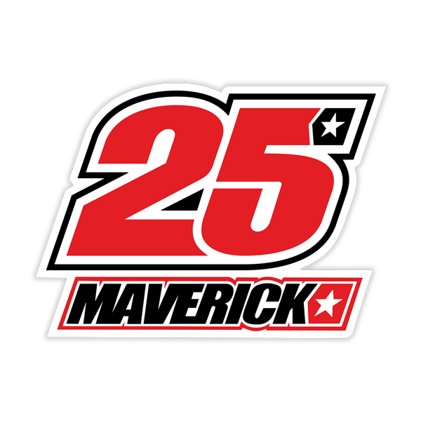 Car & Motorbike Stickers: Maverick Viñales sticker for motorcycles