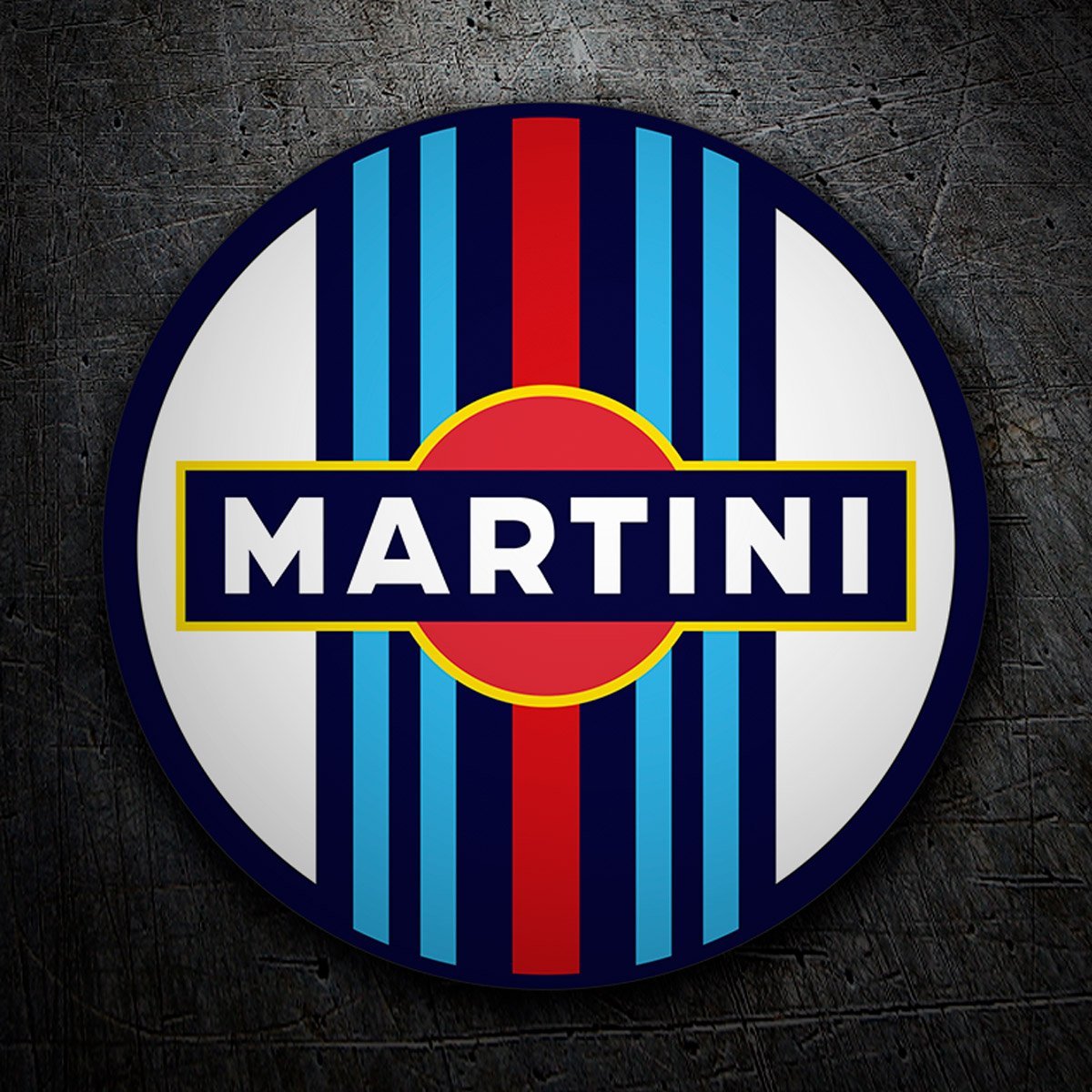 Car & Motorbike Stickers: Circular Martini Racing sticker for cars 3