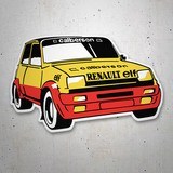 Car & Motorbike Stickers: Classic Renault 5 Copa Calberson Design 3