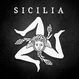 Car & Motorbike Stickers: Sicily Coat of Arms with Triskelion 2