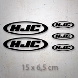 Car & Motorbike Stickers: Set 5X HJC 2