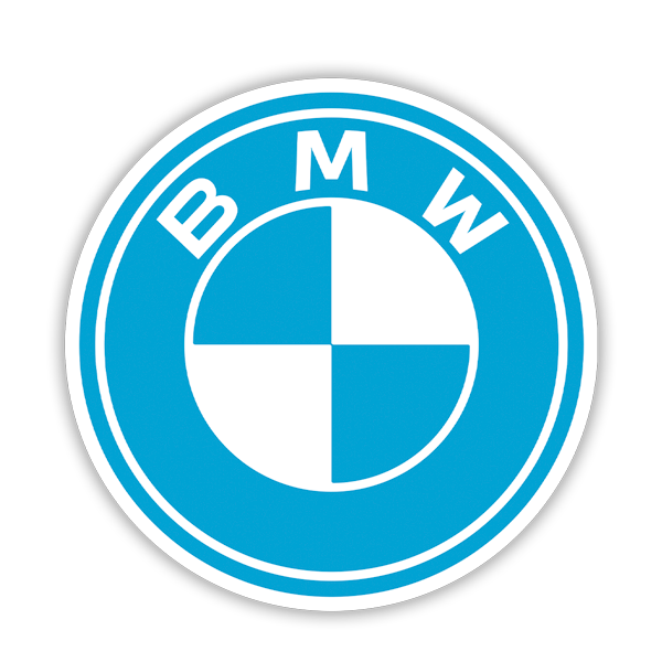 Car & Motorbike Stickers: BMW Logo 3