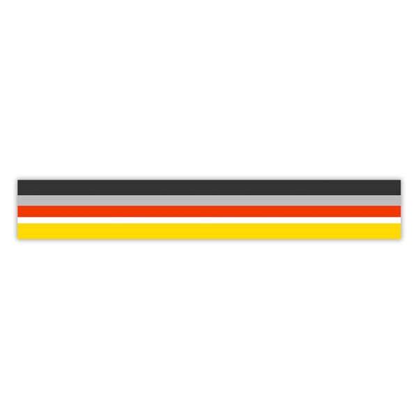 Car & Motorbike Stickers: Stripes Audi Quattro Classic