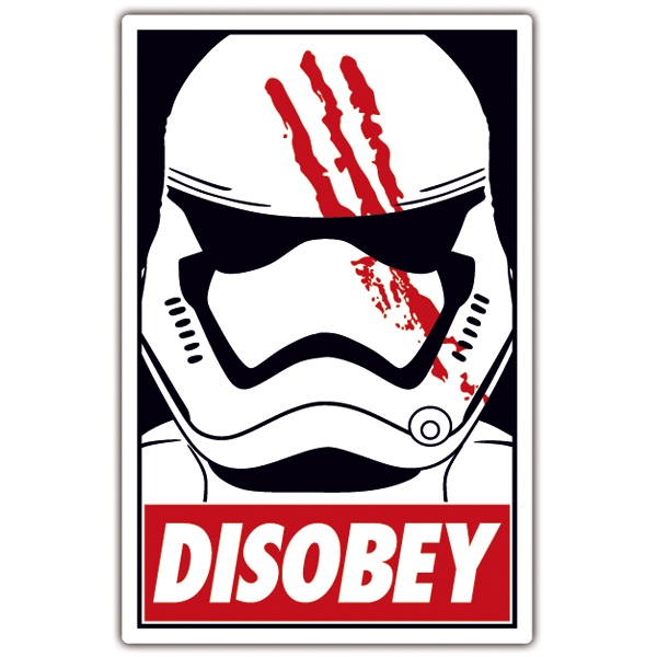Autocollant Disobey Finn (Star Wars)
