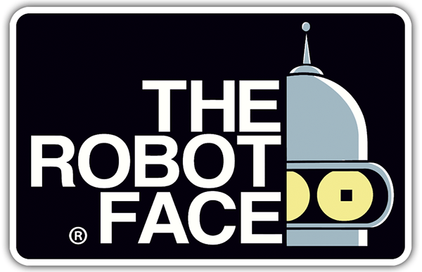 Car & Motorbike Stickers: The Robot Face