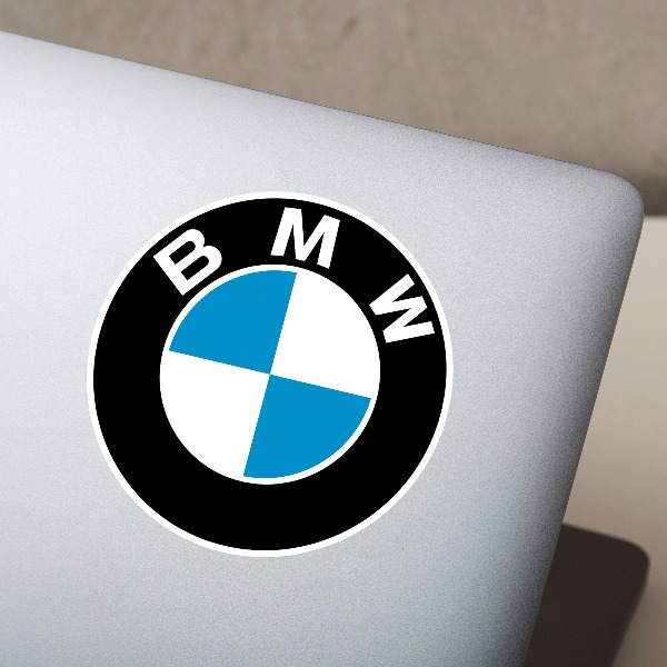 Car & Motorbike Stickers: Classic BMW Emblem Retro