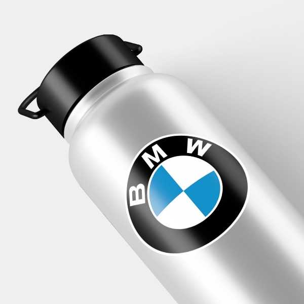 Car & Motorbike Stickers: Classic BMW Emblem Retro