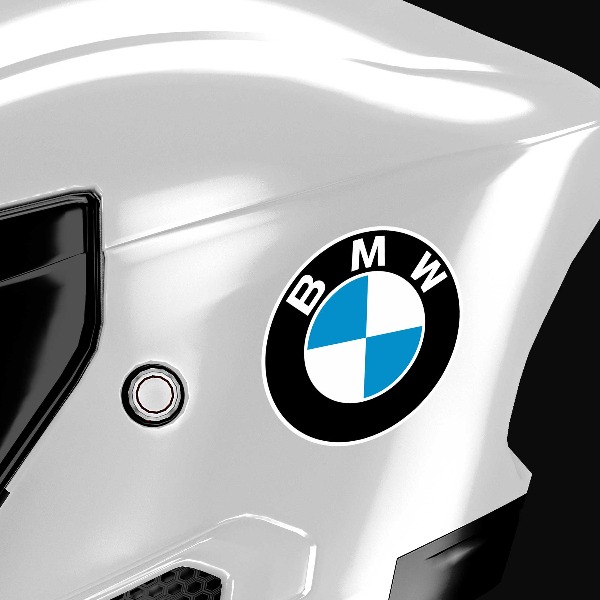 Car & Motorbike Stickers: Classic BMW Emblem Retro