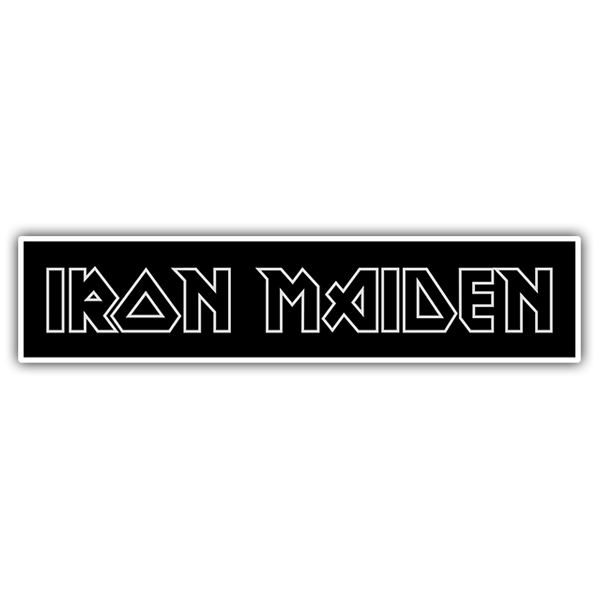 Sticker Iron Maiden Negative | MuralDecal.com