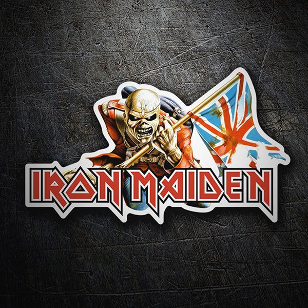 Sticker Iron Maiden - The Trooper | MuralDecal.com