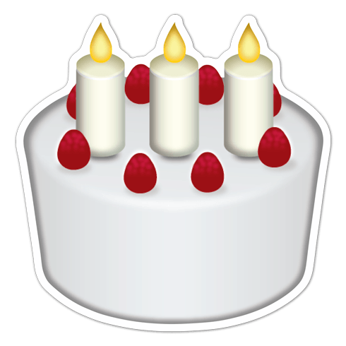 Sticker Birthday Cake MuralDecal.com