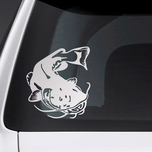  Dsoluuing Toolbox Stickers and Decals Catfish Fish Fishing  Parking Only Funny Sticker 10 Pcs Brand Stickers Car Stickers Funny (Size :  12X18CM)