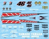 Car & Motorbike Stickers: Yamaha 50th Anniversary Valencia 2005 Kit  4