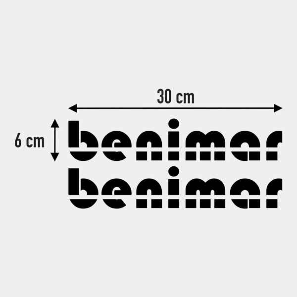 Camper van decals: Benimar 3