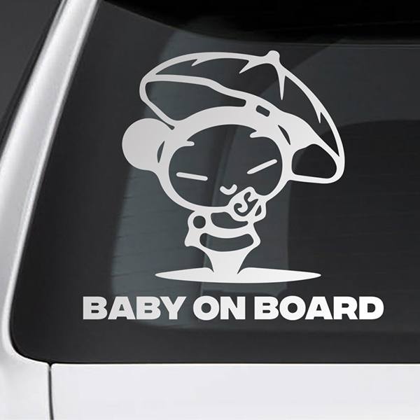 Baby on board car stickers - Muraldecal