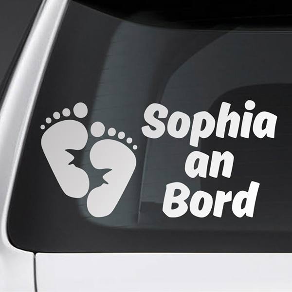 Sticker Baby on Board - German