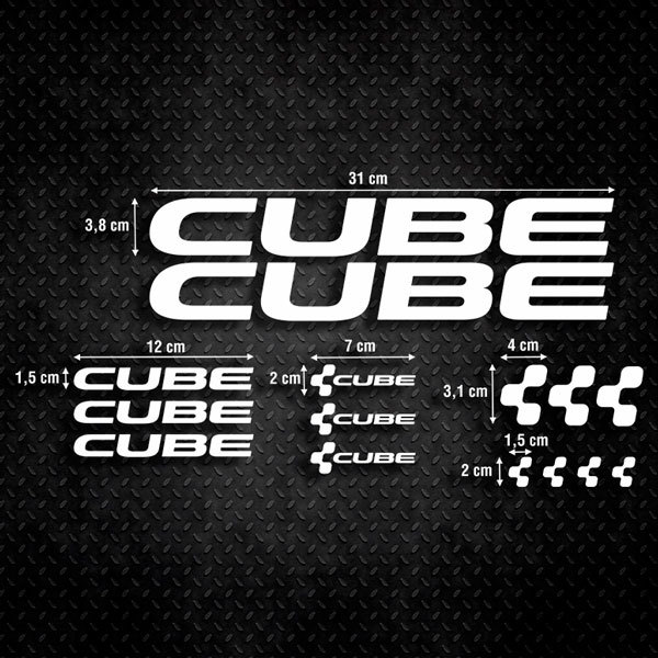 cube bike stickers