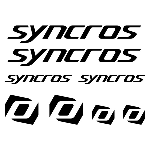 Car & Motorbike Stickers: Set 8X Syncros