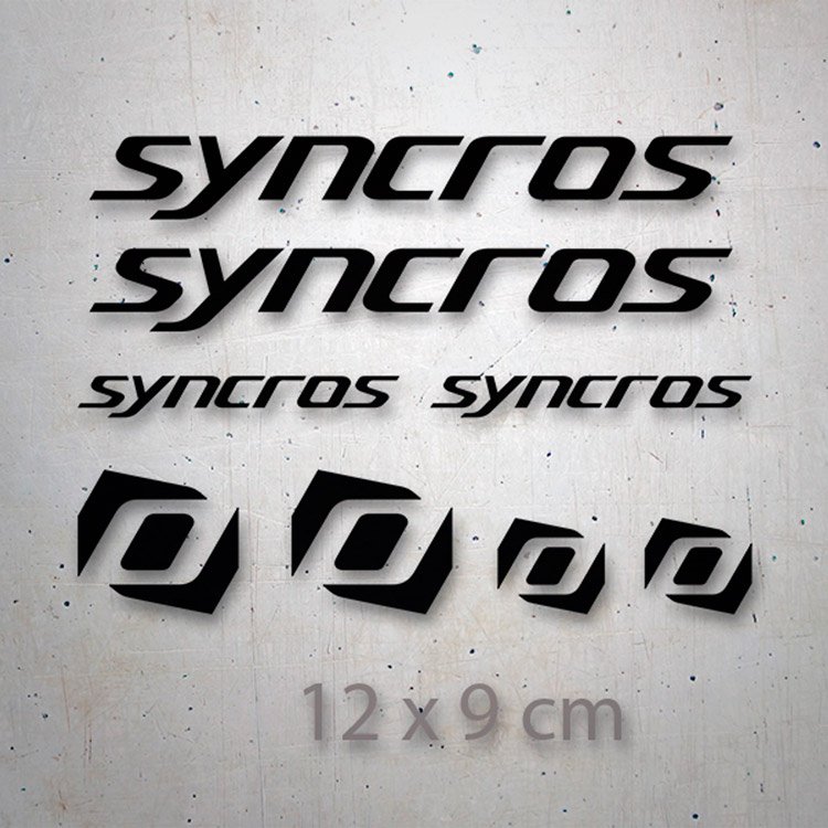 Car & Motorbike Stickers: Set 8X Syncros