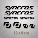 Car & Motorbike Stickers: Set 8X Syncros 2