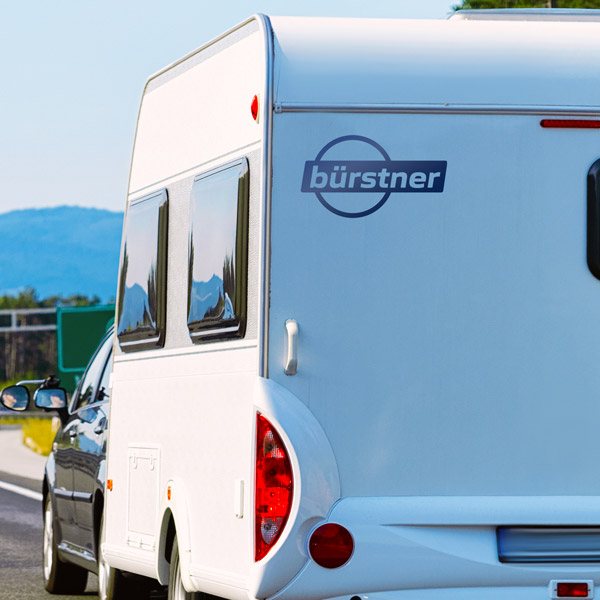 Camper van decals: Bürstner Logo