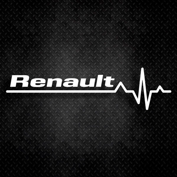 2 Helm Aufkleber Fahrername classic für RENAULT SPORT